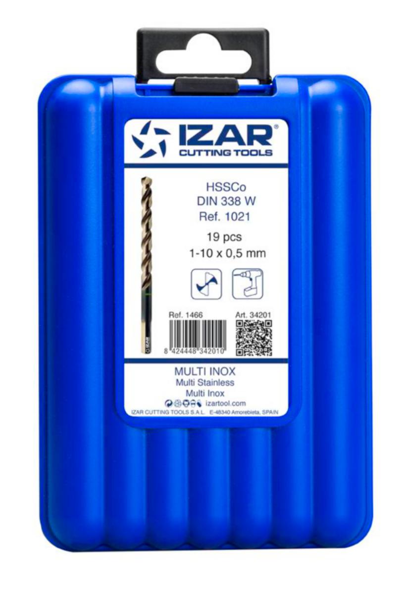 Borkassett 1459 HSSE 1021 1-10 mm Izar