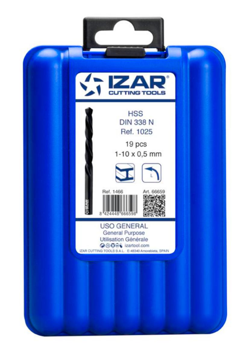 Borkassett 1466 HSS 1025 1-10 mm Izar