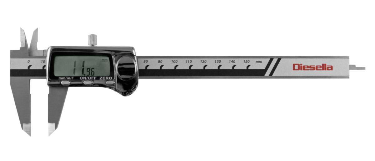 Skyvelære digitalt Diesella 0-150/0-300