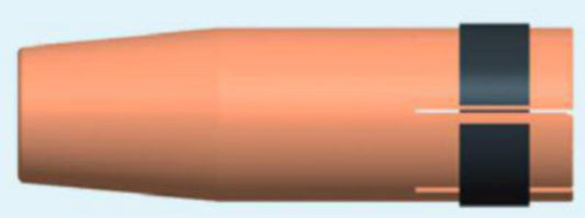 Gassmunnstykke konisk ESAB