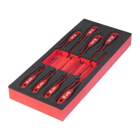 Skrutrekkersett Milwaukee Modul, 8 deler