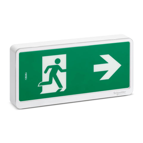 Exiway Light Activa IP42 110lm med Pliktogram - Schneider Electric