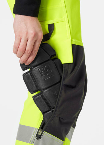 Håndverksbukse HH Alna 4-V HiVis kl.2 - Helly Hansen