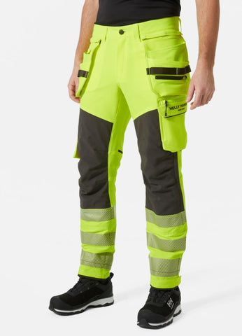 Håndverksbukse HH ICU BRZ HiVis kl.2 - Helly Hansen