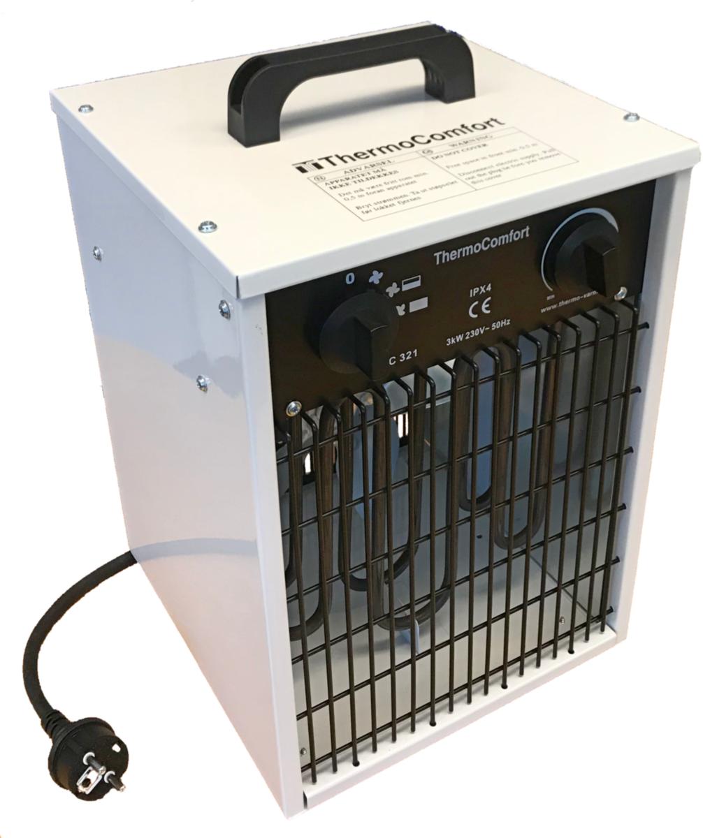 Varmevifte Thermo TEC 321  3 kW, 230V  Flyttbar
