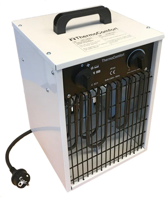 Varmevifte Thermo TEC 321  3 kW, 230V  Flyttbar