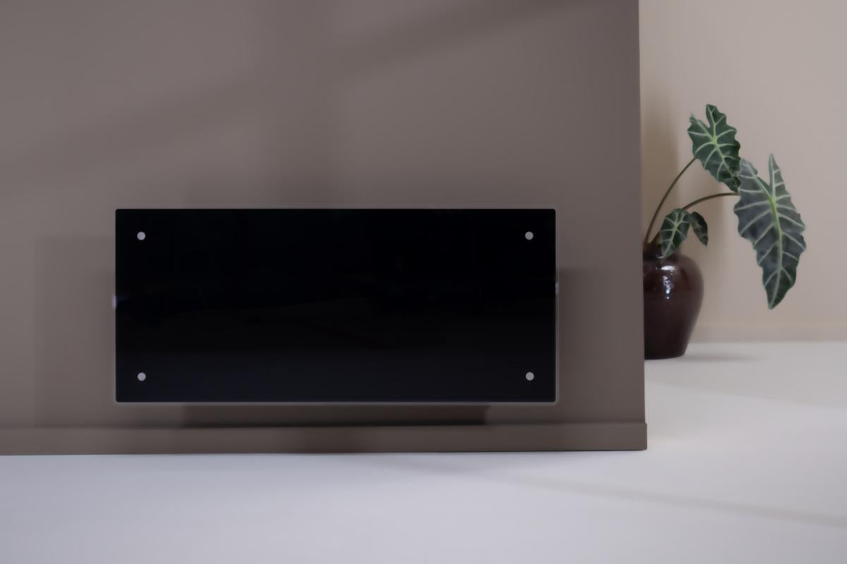 Panelovn Glamox Heating H60 Høy u/termostat Svart - Adax