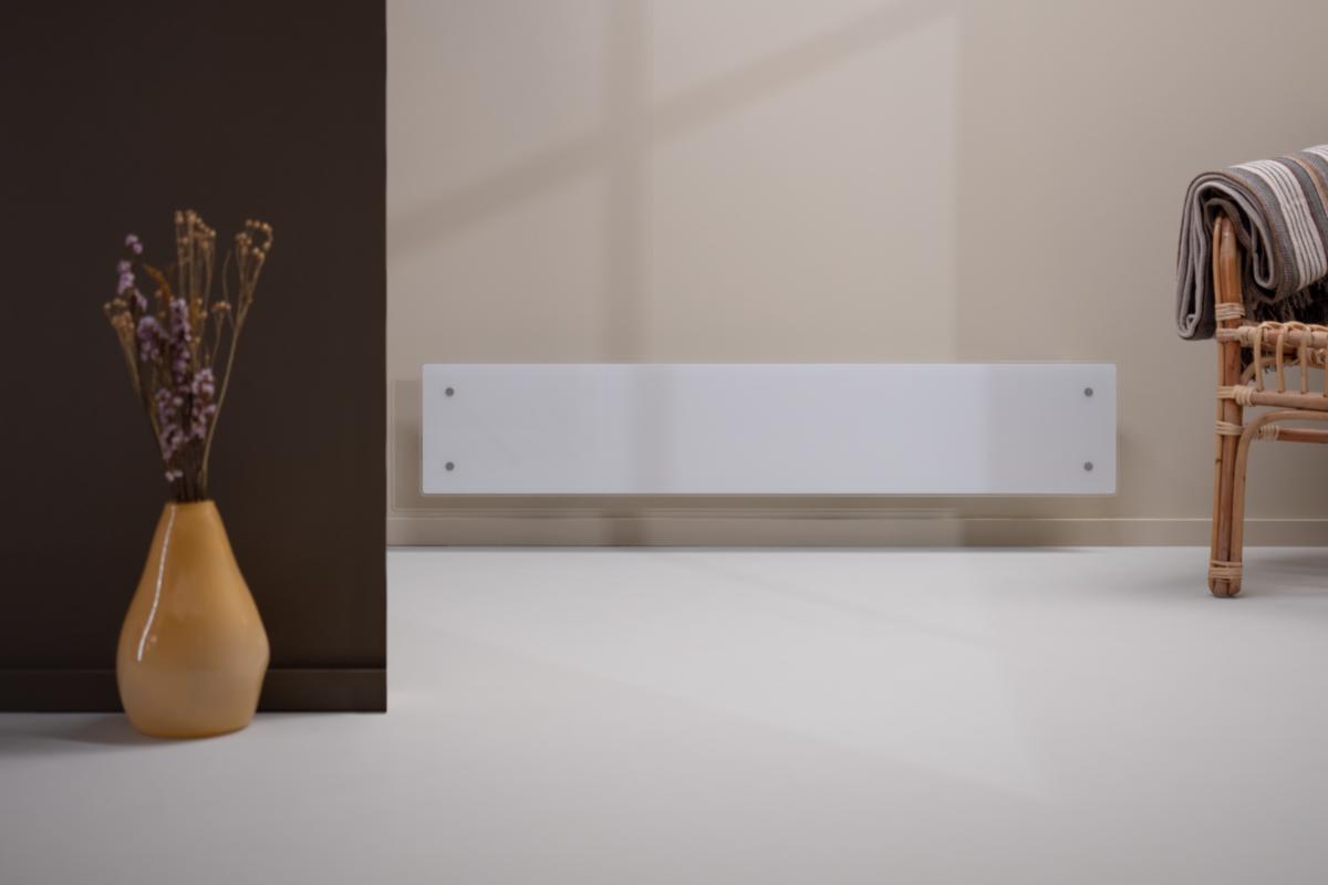 Panelovn Glamox Heating H60 Lav u/termostat hvit