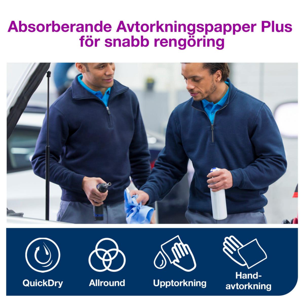 Tørkepapir Plus Tork W1/W2