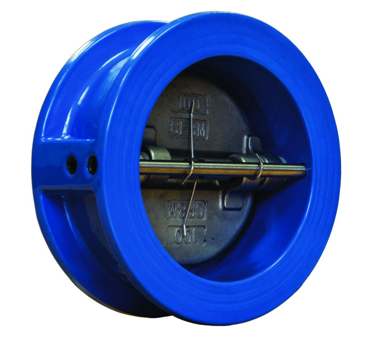 Tilbakeslagsventil dobbel flaps/NBR/CF8M disk