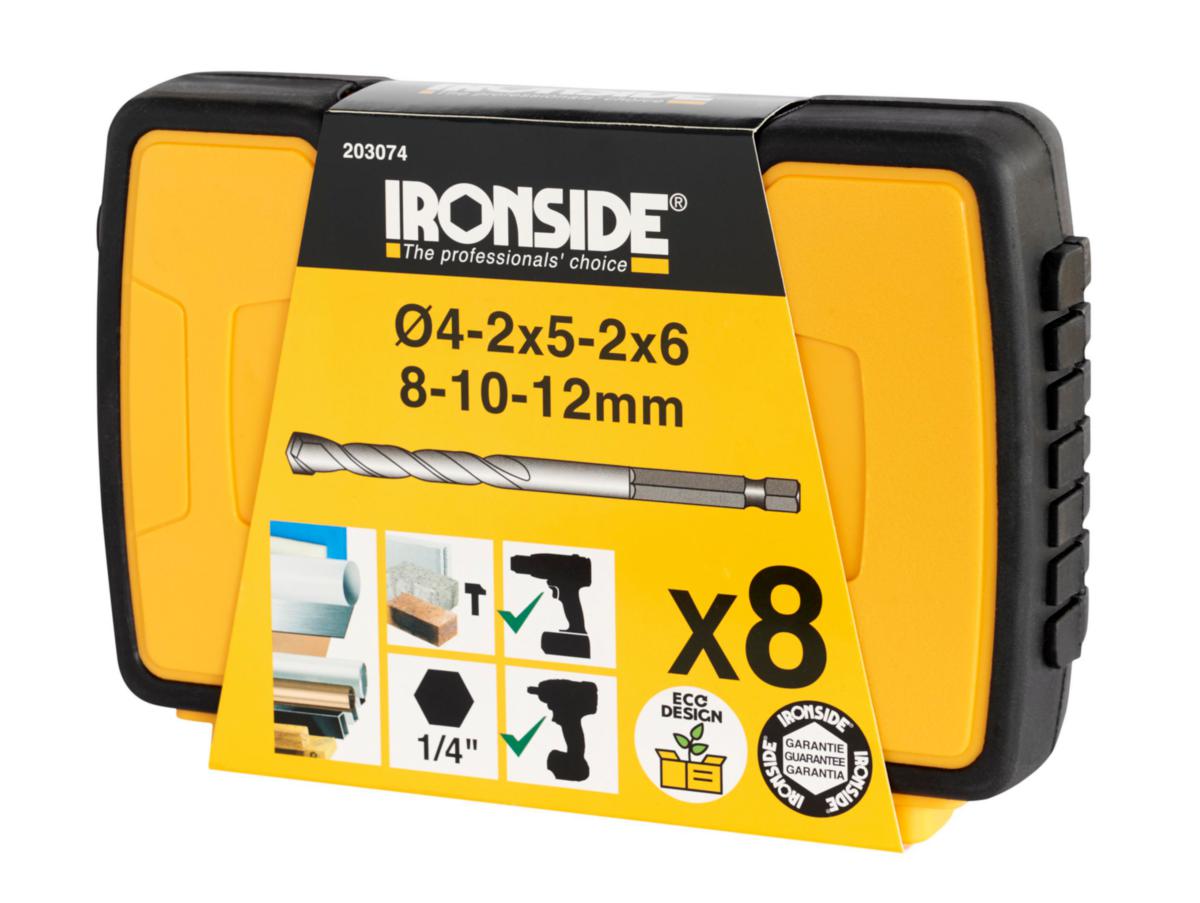 Universalborsett Ironside HEX 4-14mm
