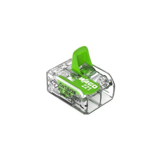 Koblingsklemme Wago Grønn 0.2 - 4mm² - 32