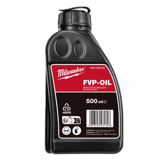 Vakumpumpeolje Milwaukee 500ML