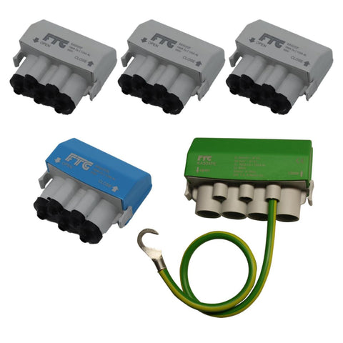 Klemmesett for veilys 400V IP44 trippel - Stansefabrikken Products AS