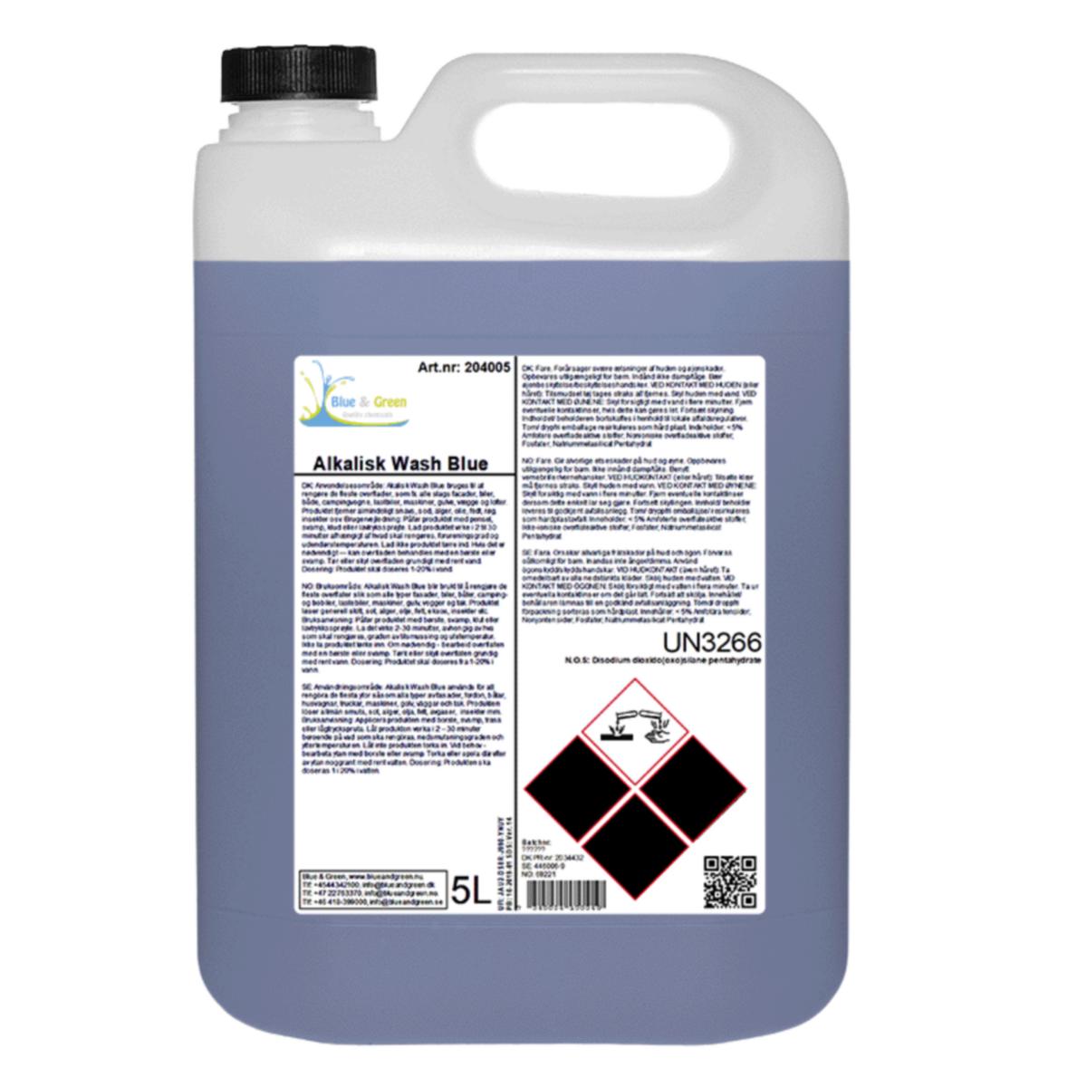 Avfetting- og Rengjøring Alkalisk Wash Blue - Blue & Green