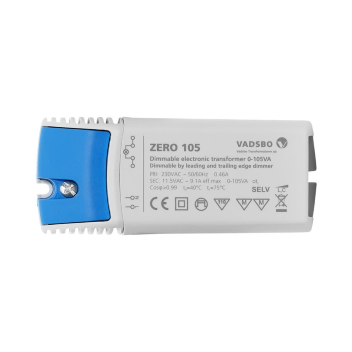 Halogen/LED Trafo Nortronic  12V 0 - 105W - 0.46
