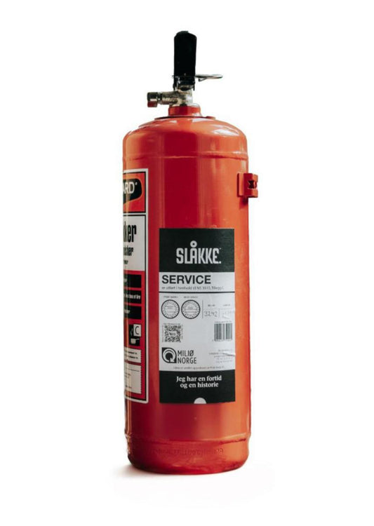 Brannslukker Slåkke 43A Pulver ABC 6kg Ombrukt - Miljø Norge