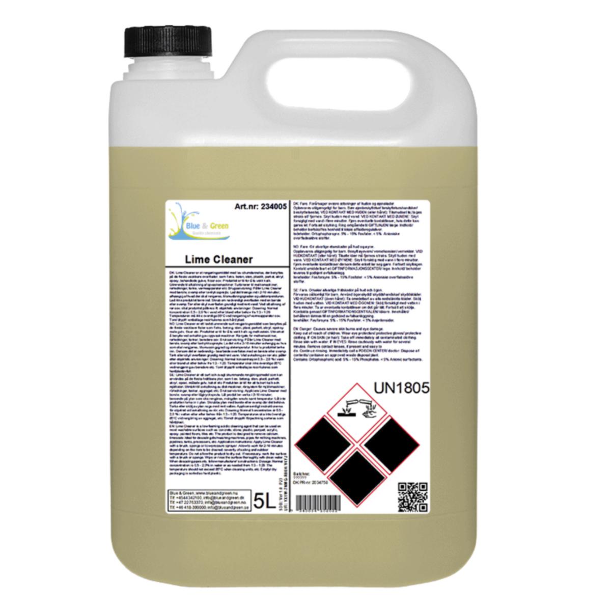 Avkalkningsmiddel BG Lime Cleaner - Blue & Green