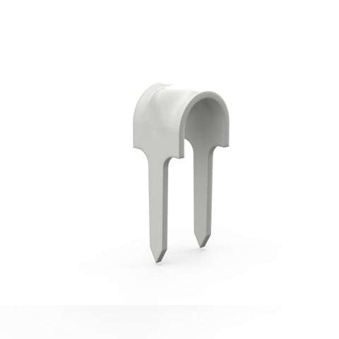 Klammer Letti m/to stifter for kabel og rør