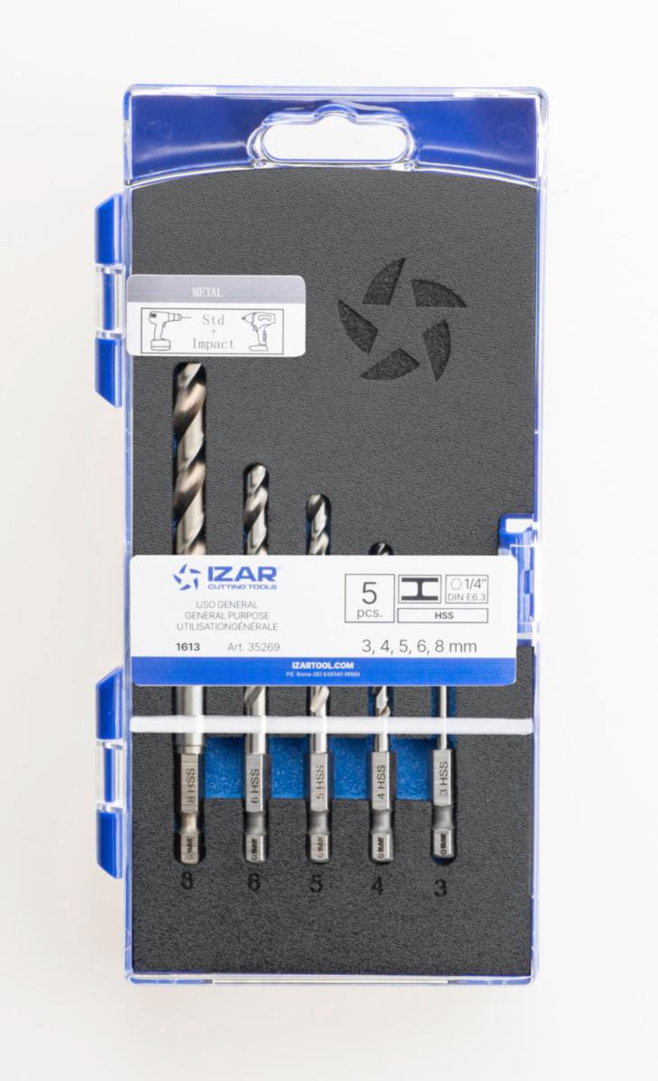 Borkassett 1613 HSS 3-8 mm Izar