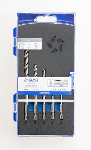 Borkassett 1613 HSS 3-8 mm Izar