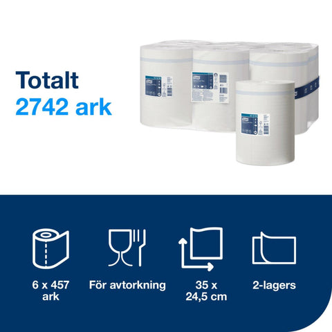 Tørkepapir Tork Sentermating M2