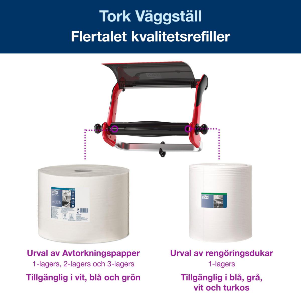 Veggstativ Tork