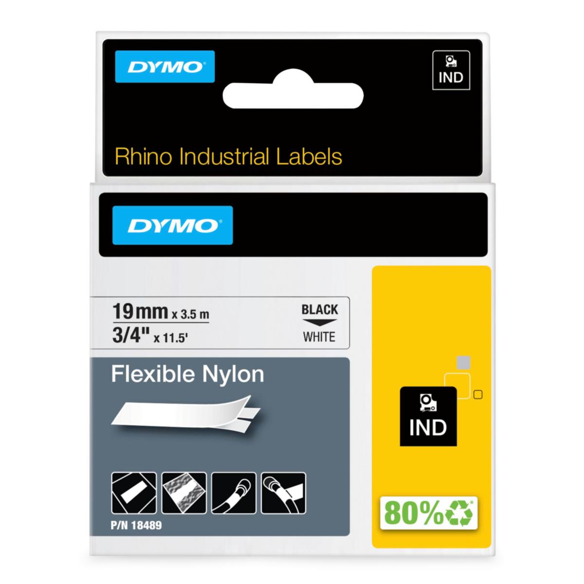 Merkebånd Dymo Rhino industri fleksibel nylon