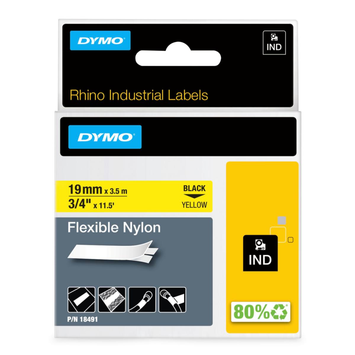 Merkebånd Dymo Rhino industri fleksibel nylon