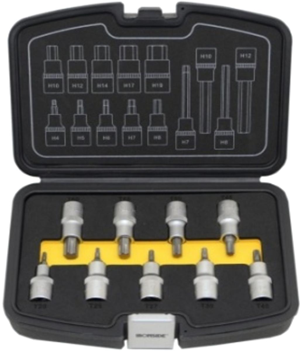 Bitspipesett Ironside Torx 1/2" Korte