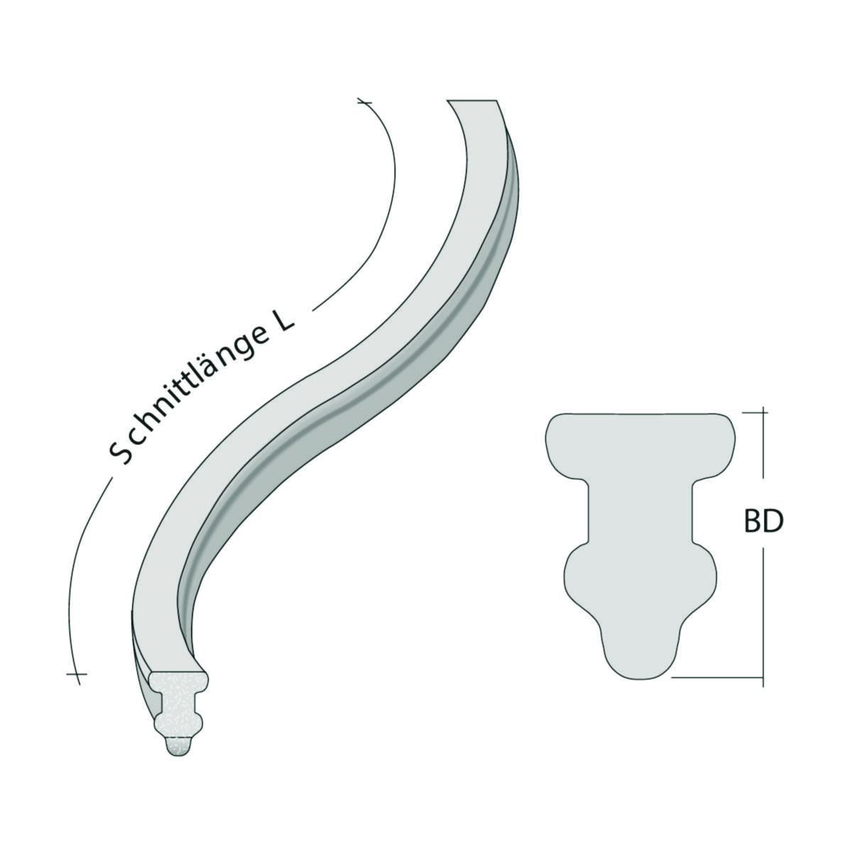 Betonglist Ål XS Lengde 80cm