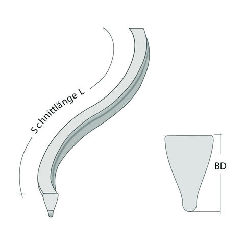 Betonglist Ål Lengde 80cm