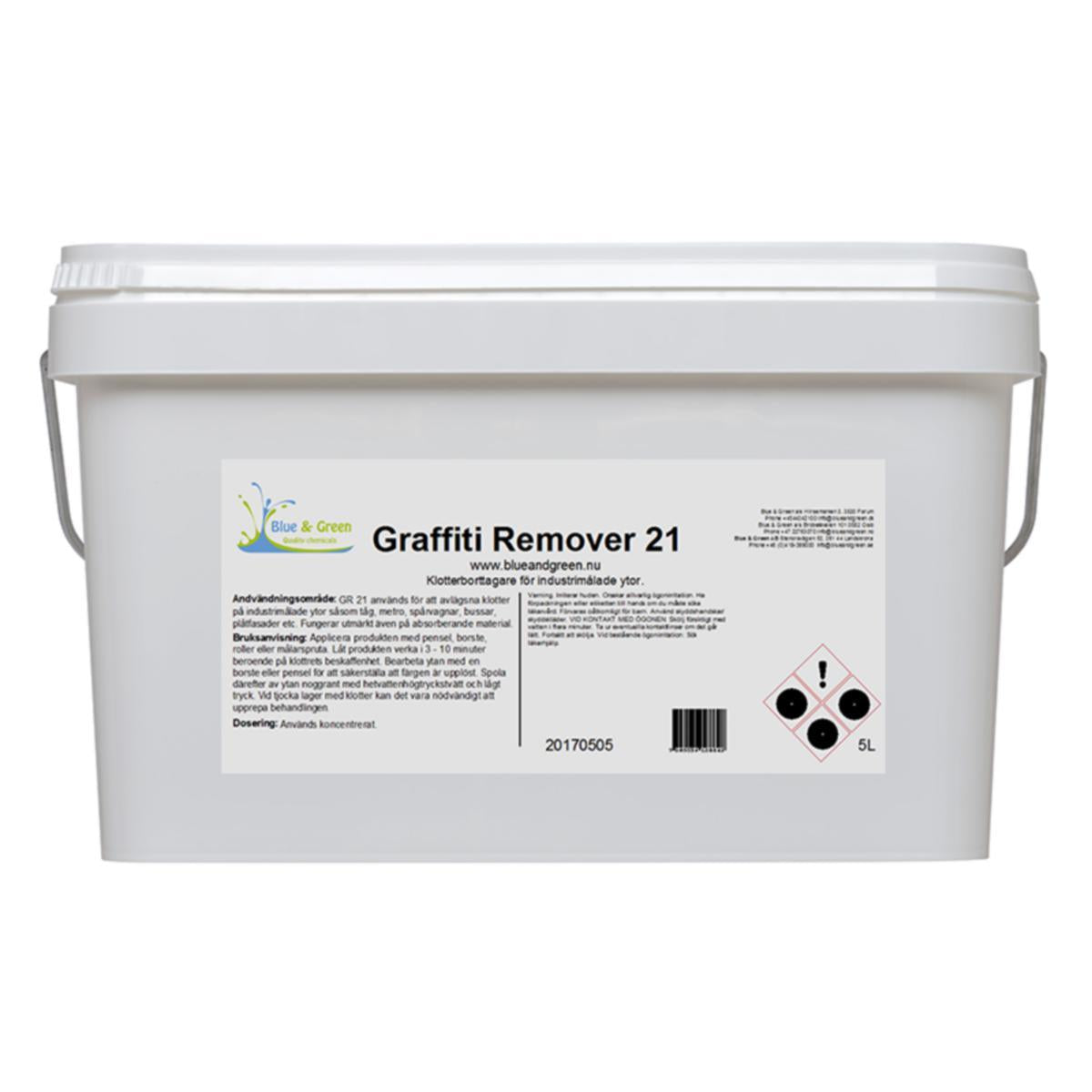 Graffitifjerner BG Grafitti Remover 21 - Blue & Green
