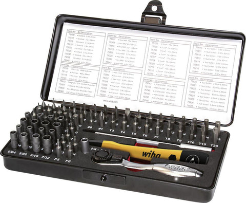 MicroBits-sett Wiha 65 deler
