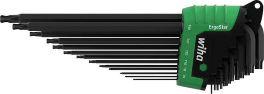 Vinkelnøkkelsett Wiha ErgoStar Torx kulehode