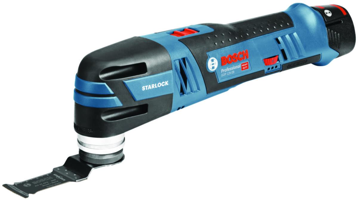 Multikutter Bosch GOP 12V-28 Solo i L-Boxx