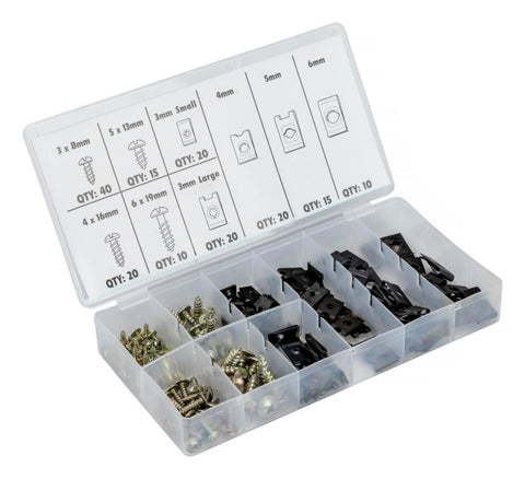 U-klips PELA plateskruesett - VB