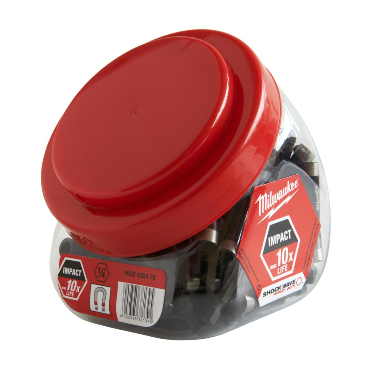 Bitsholder Milwaukee Shockwave magnetisk 60 mm Jamjar