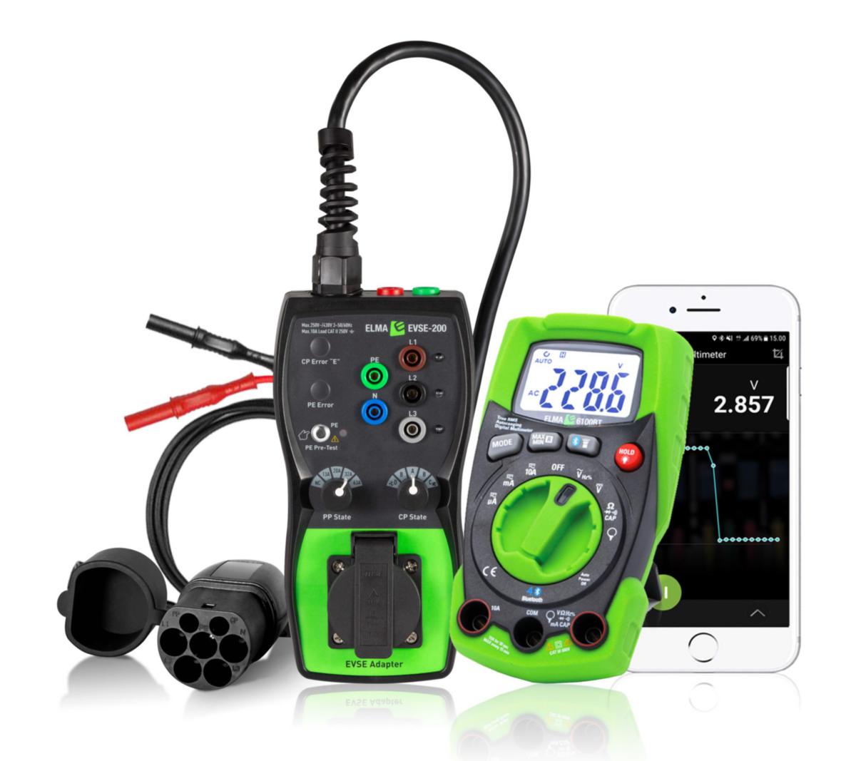 Elbil kit m/6100EVSE - EVSE-200