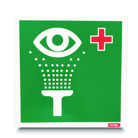 Skilt Snøgg® øyeskyllesymbol - Snögg