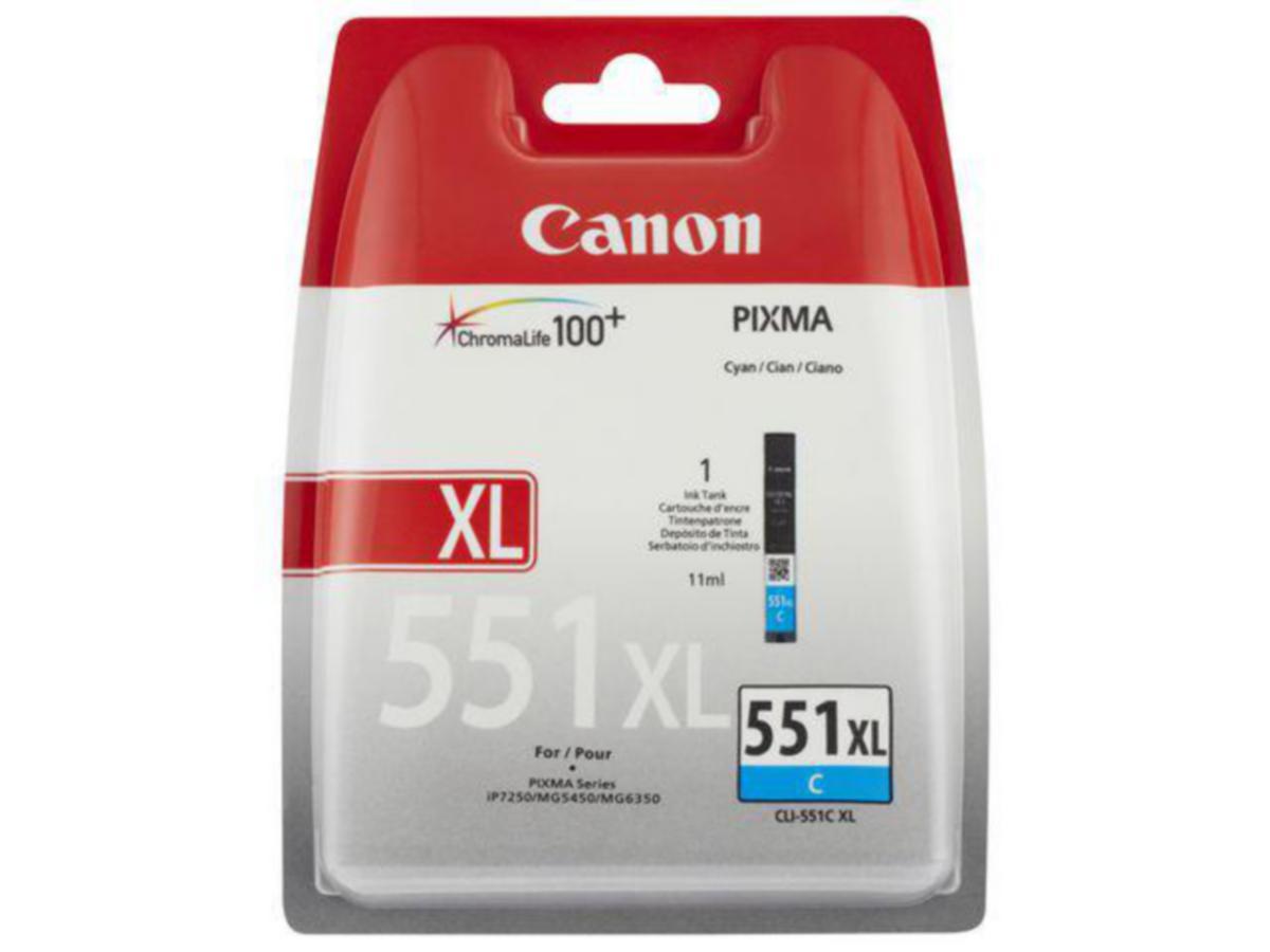 Blekk CLI-551XL Canon blå
