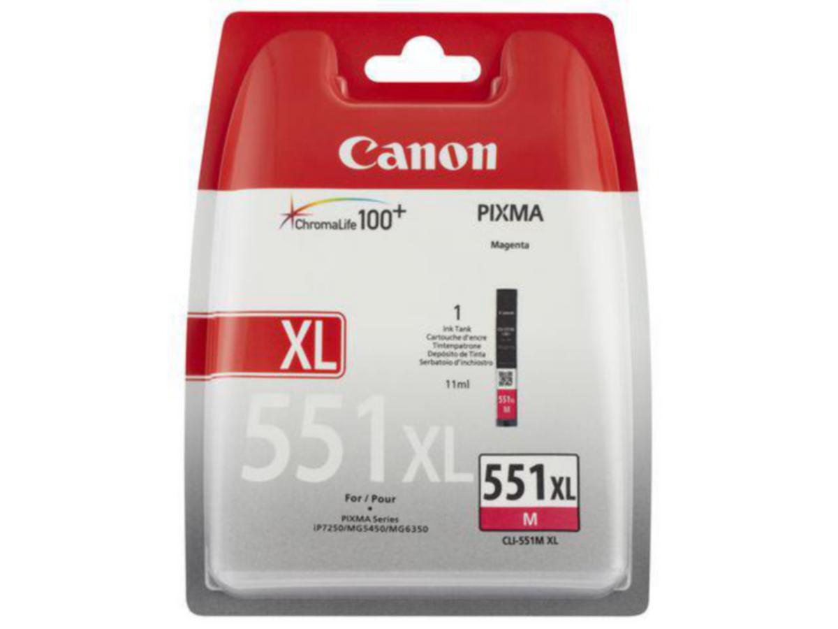 Blekk CLI-551XL  Canon rød