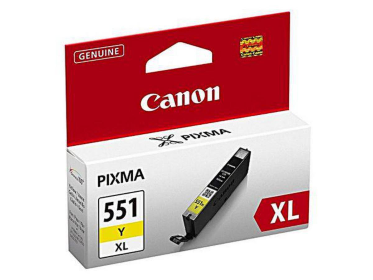 Blekk CLI-551XL  Canon gul