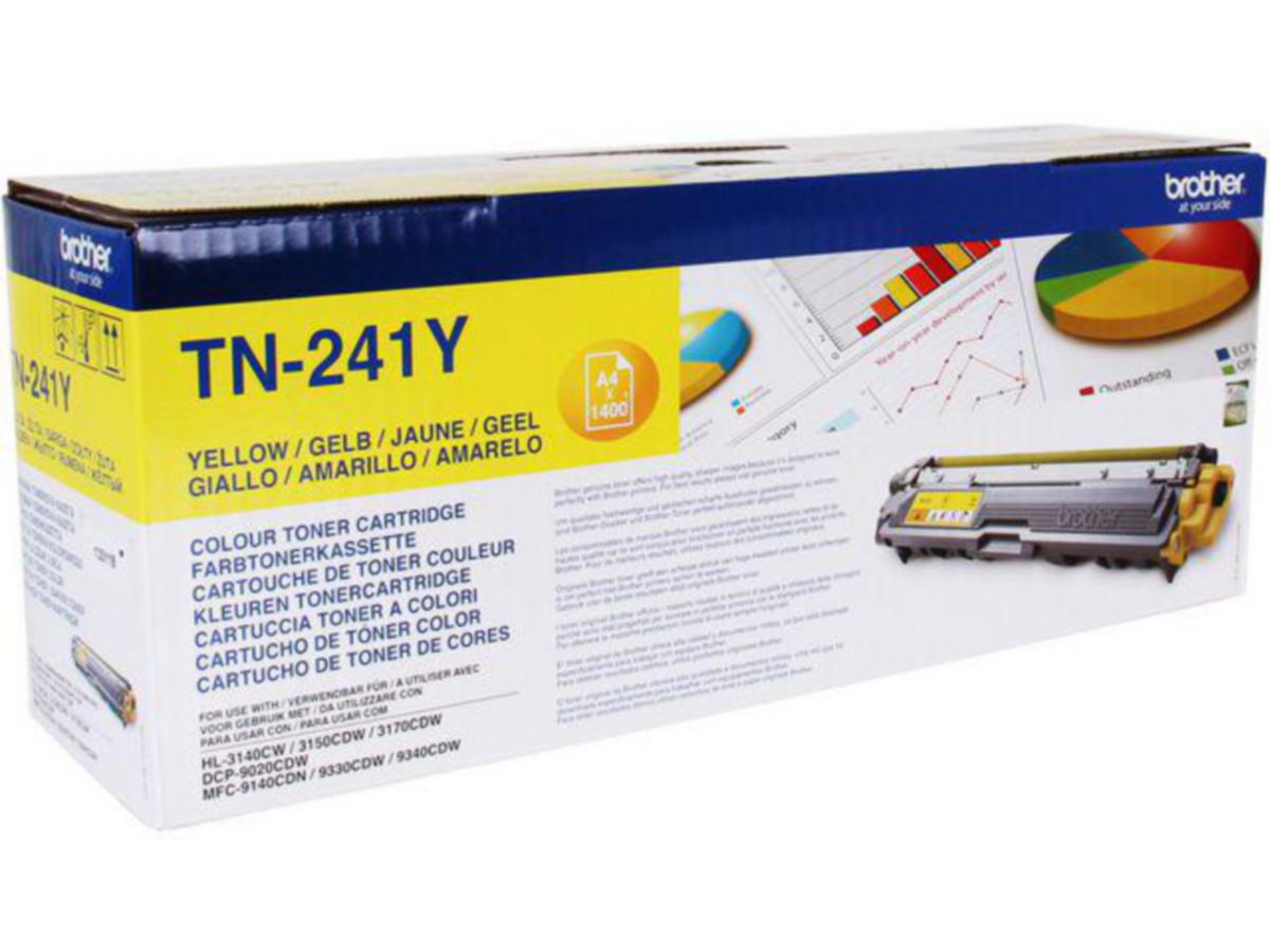 Toner TN241Y Brother 1.4K gul