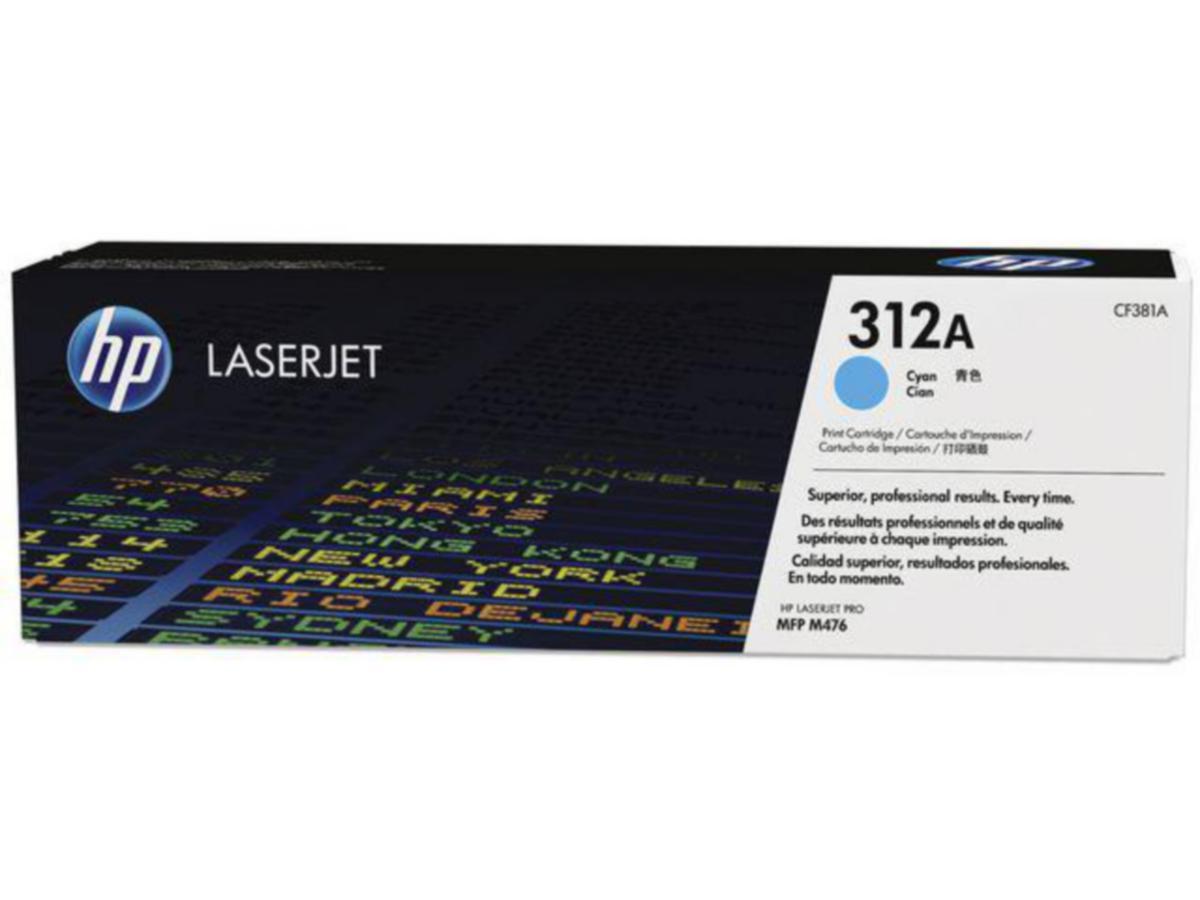 Toner 312A HP CF381A cyan