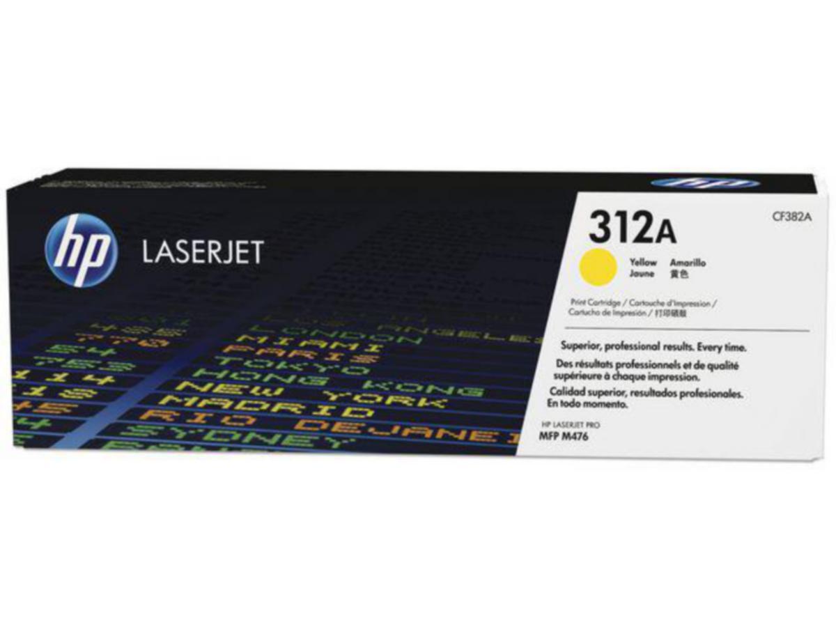Toner 312A HP CF382A gul