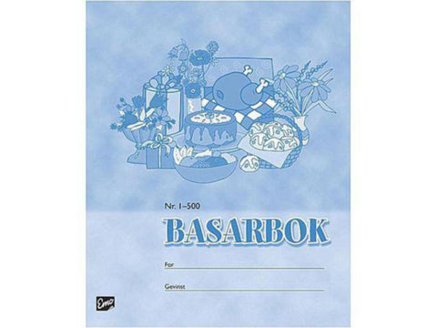 Loddbok Basarbok  Emo 1- 500 Lodd