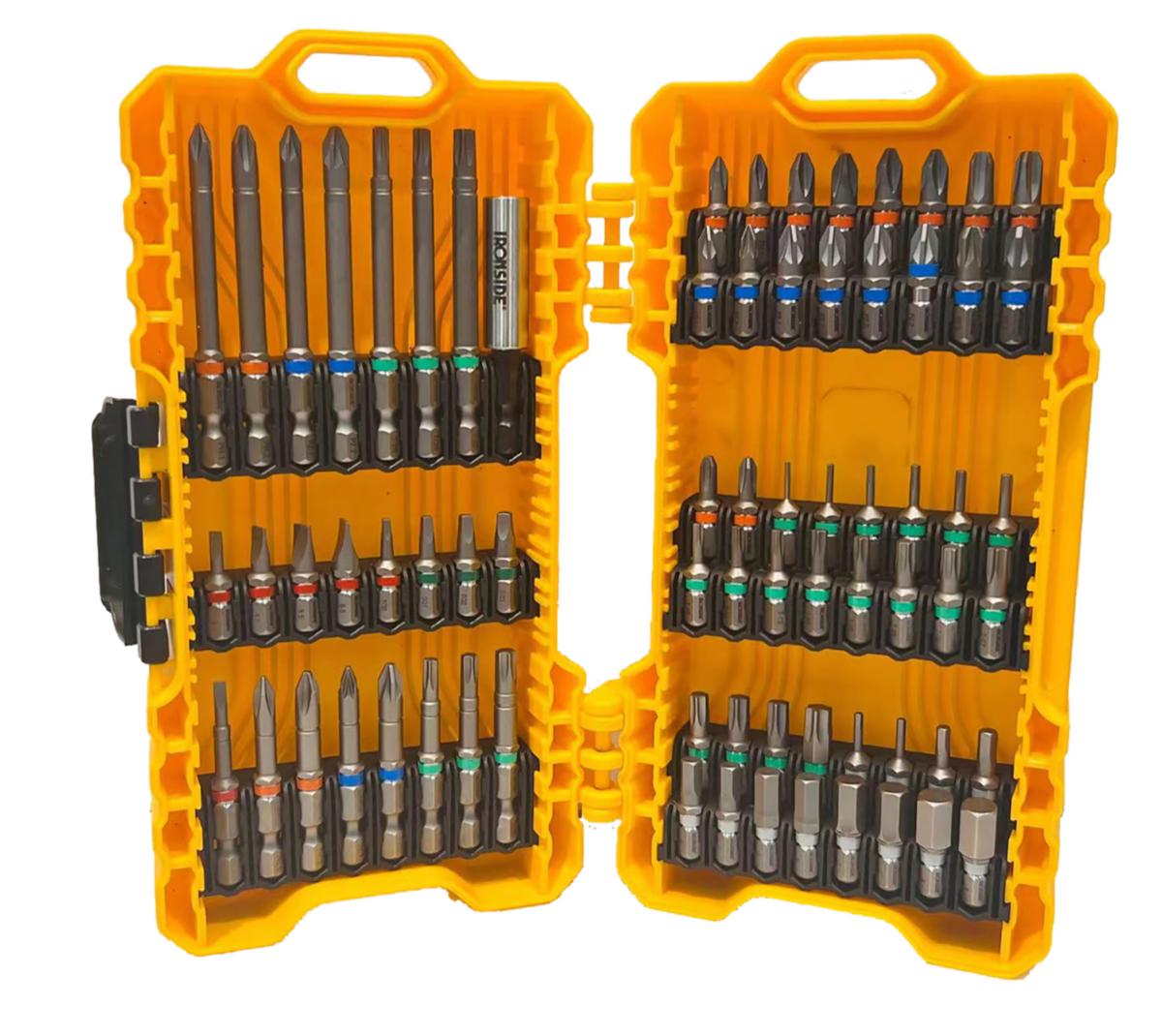 Bitssett Ironside 25/50/75mm, 72 deler