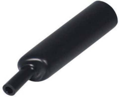 Krympeslange Melbye med lim, svart