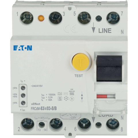 Jordfeilbryter Eaton Digital Type B 4pol - 25